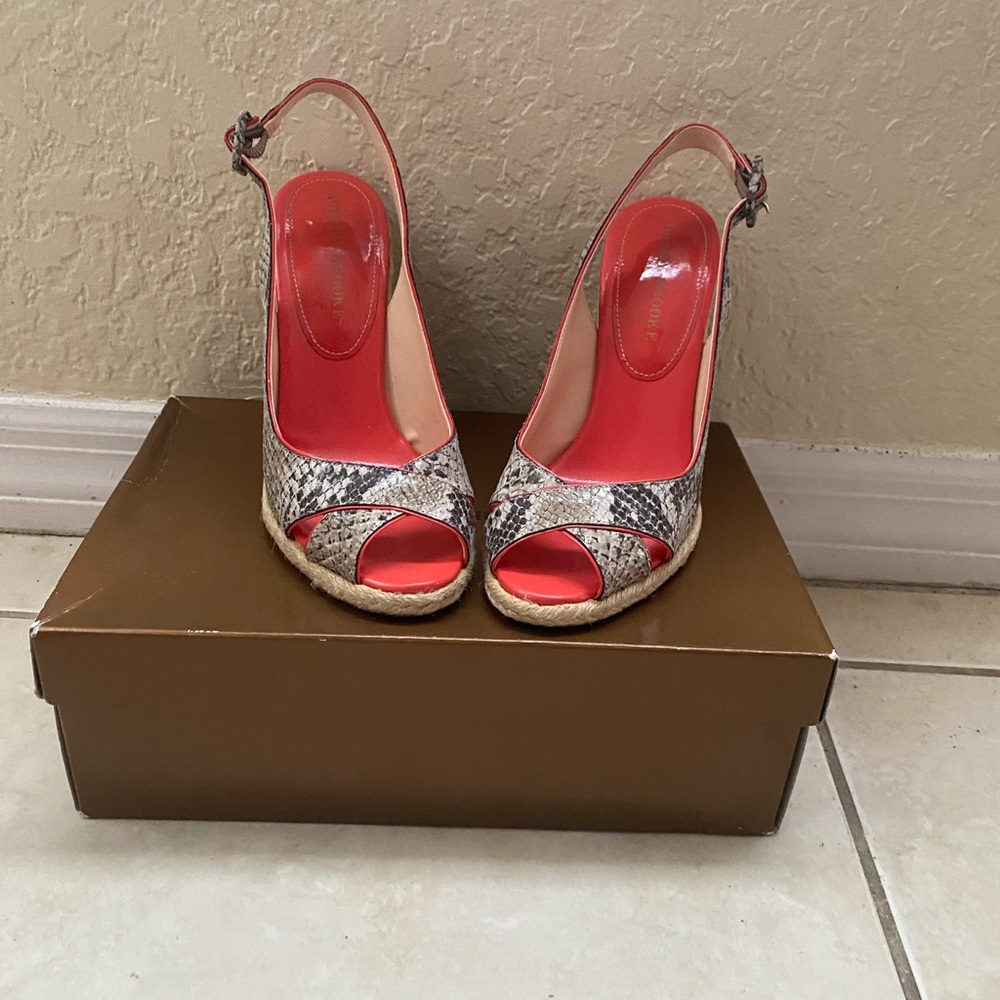 Brand new Audrey Brooke wedge heels
